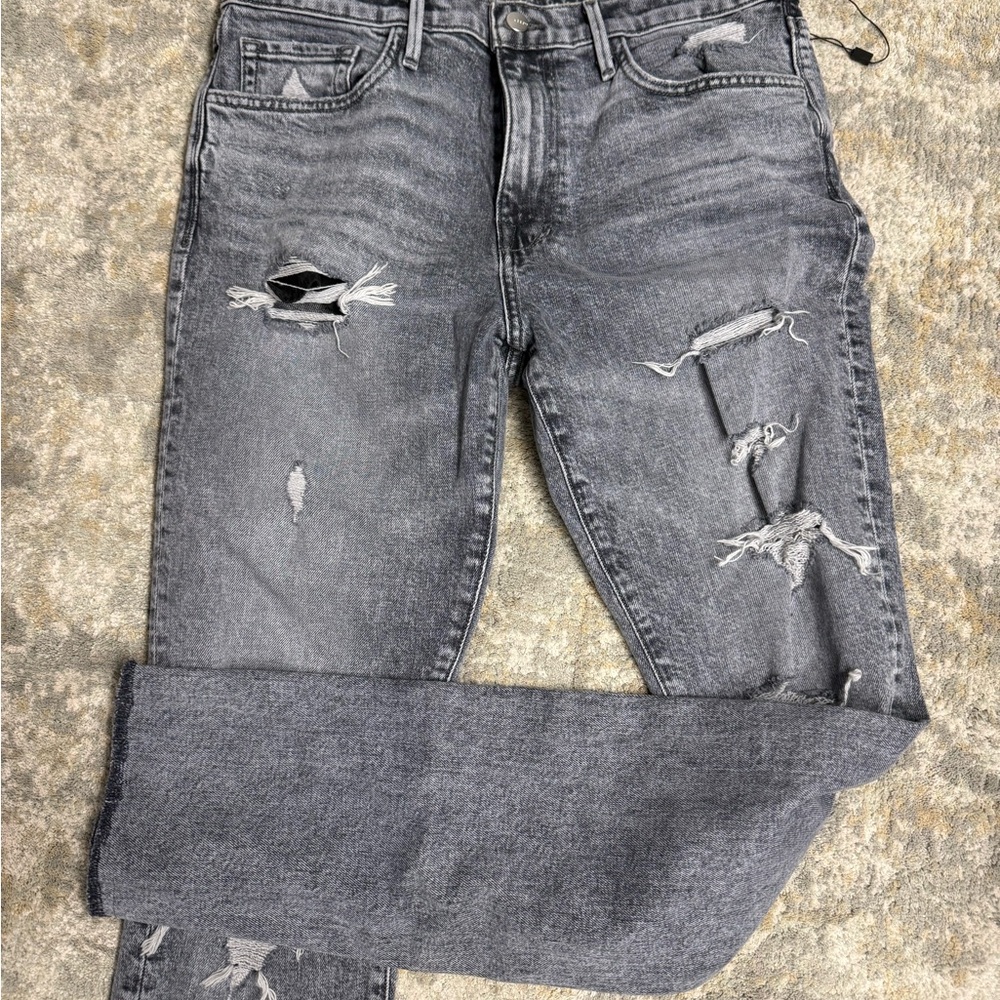 Joe’s THE ASHER Distressed Slim Fit Gray Jeans Size 32 Brand New